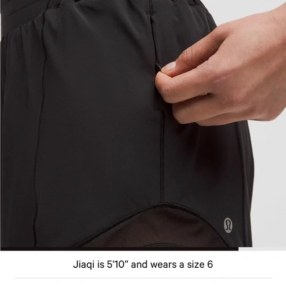 Lululemon Hotty Hot High-Rise Lined Short 4" size 6 - Picture 7 of 7